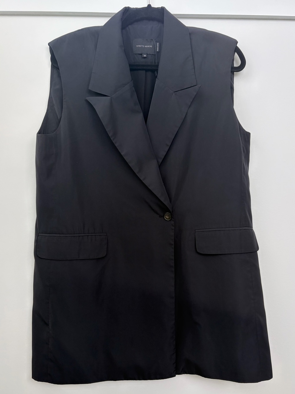 Birgitte Herskind Phoebe Vest / Sleeveless Blazer – Black – Size 38 (Medium) 🖤 - Picture 6 of 8